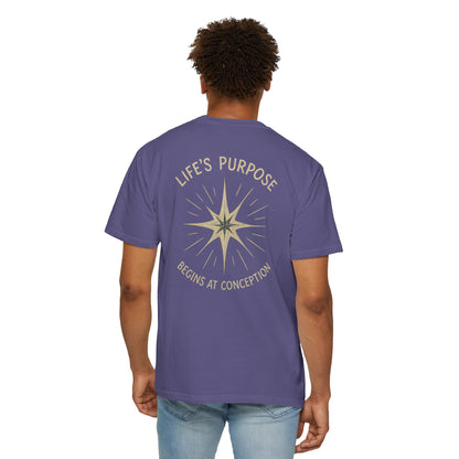 "Life's Purpose Begins at Conception #02", Unisex T-shirt
