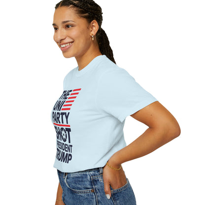 "The Uniparty Shot President Trump" #01, Unisex T-shirt