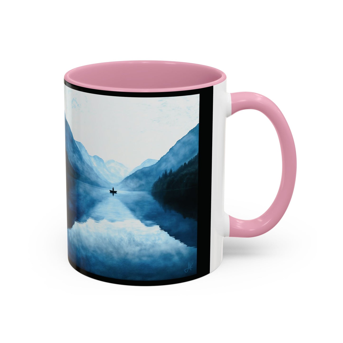 "Connected in Silence - Psalm 46:10", Colorful Mugs (11oz, 15oz)