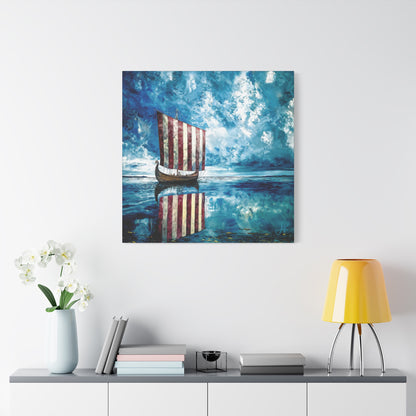 "First Keel at Cille Pheadair", Fine Art Matte Canvas, Stretched, 1.25"