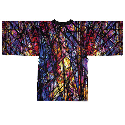 "Cathedral Colors", Long Sleeve Kimono Robe