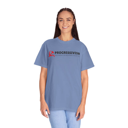 "Progressivism - Enemy of Western Civilization", Unisex T-shirt (Light Colors)