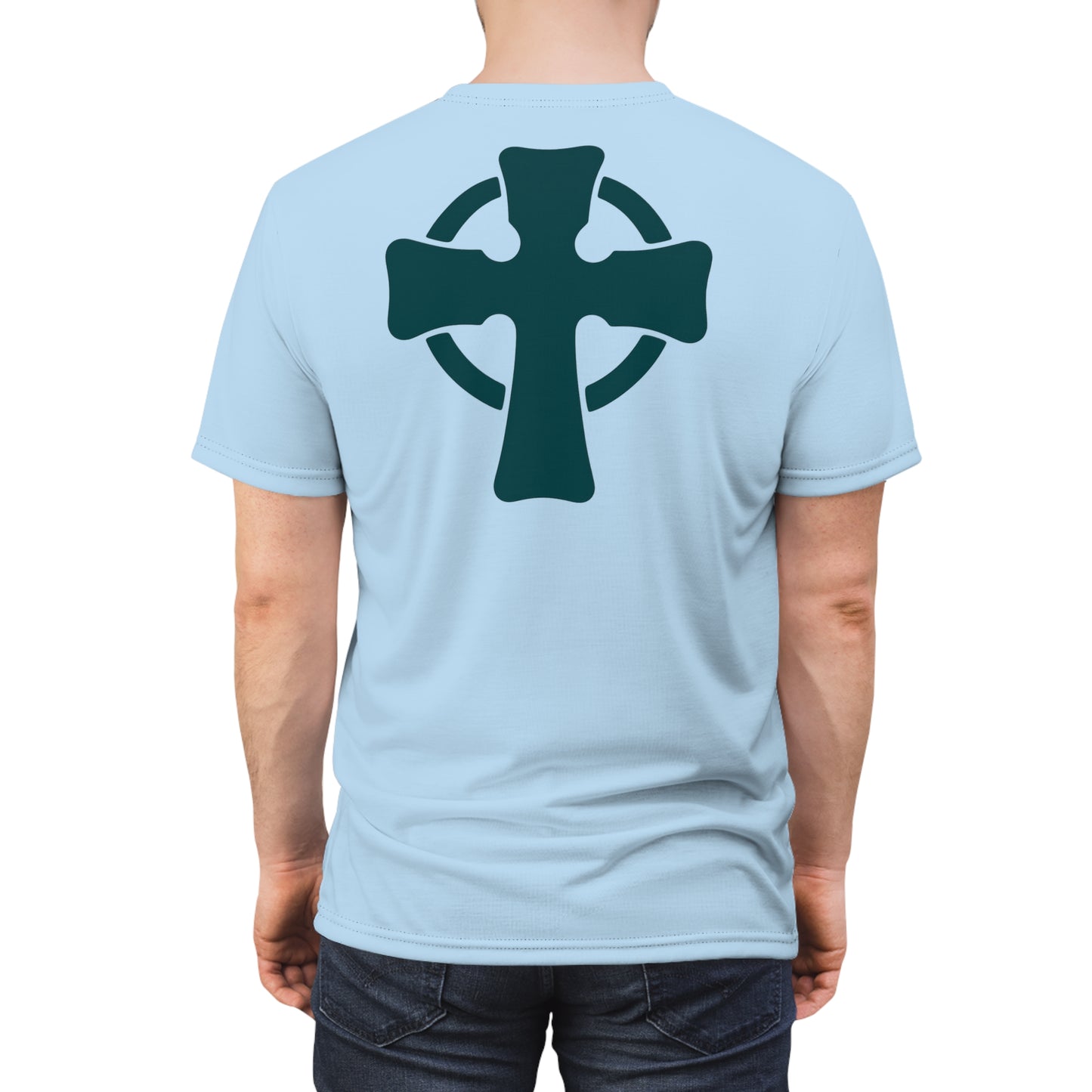"Retro Jesus", Unisex T-shirt (Arctic Paradise)