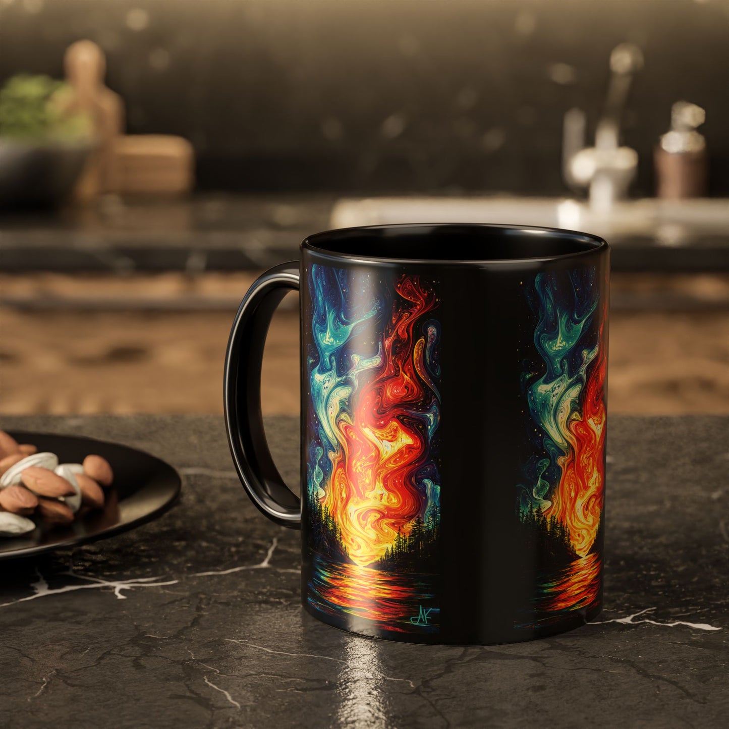 "Naomh Solus (Gaelic) - Sacred Light (English)", Colorful Mugs (11oz, 15oz)
