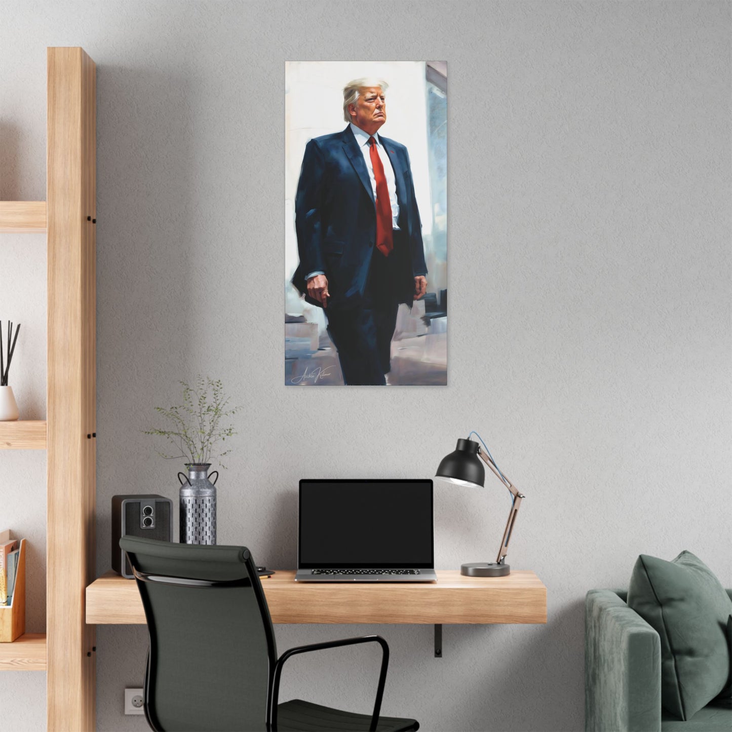 "Trump Portrait" #11, Stretched Classic Canvas Fine Art Print