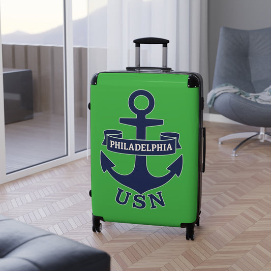 "USN Anchor", Suitcase (Skirret Green)