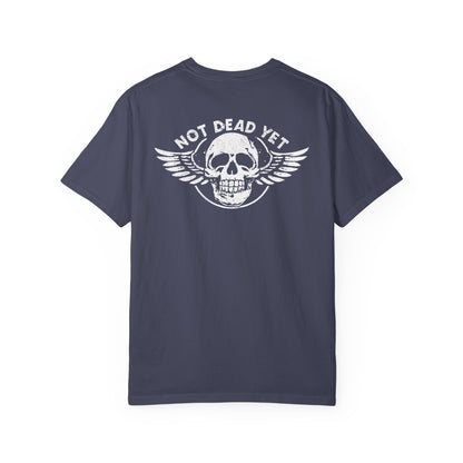 "Not Dead Yet - Winged Skull", Unisex T-shirt