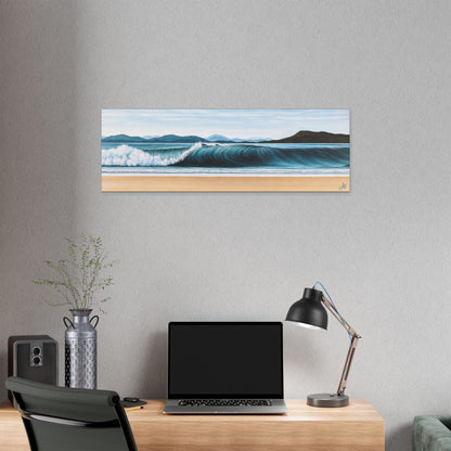 "A Moment of Inner Peace", Stretched Classic Canvas Fine Art Print (Harbour Blue)