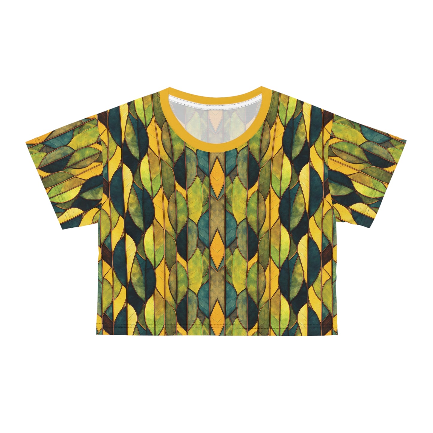 "Inner Grove", Crop Tee (Amber Collar)