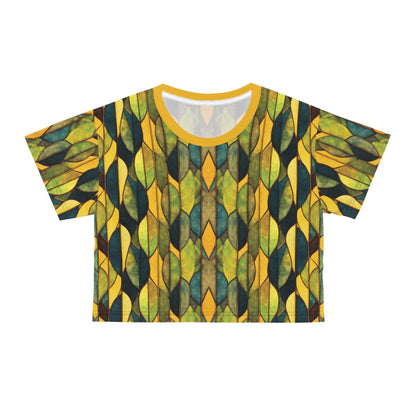 "Inner Grove", Crop Tee (Amber Collar)