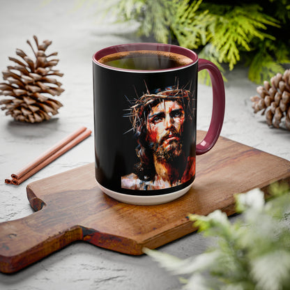 "Crown of Thorns", Colorful Mugs (11oz, 15oz)