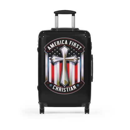 "America First - Christian" #01 Suitcases (Black)
