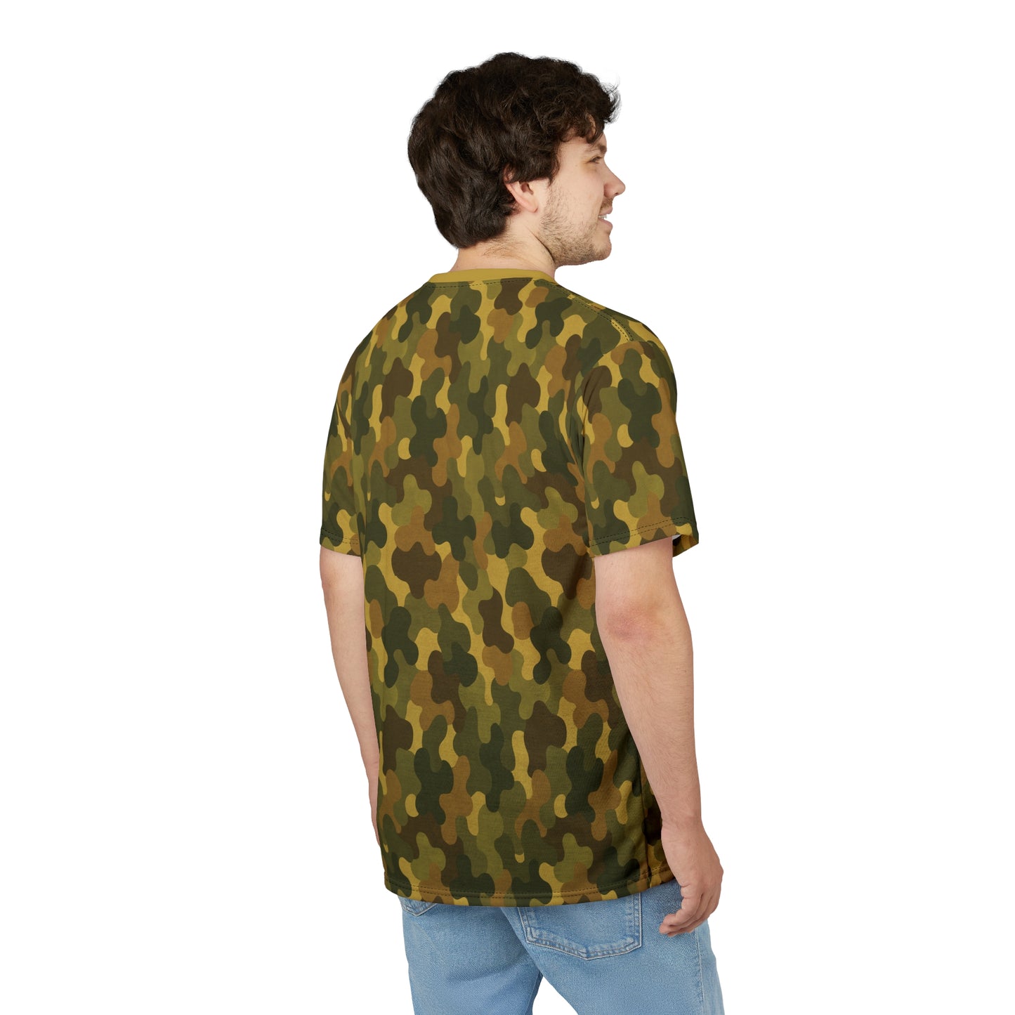 "SASR Day-Ops Camouflage", Unisex Tee (SASR Yellow Collar)