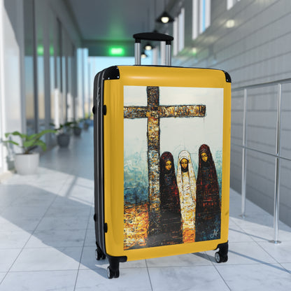 "At-the-Foot of the Cross - John 19:25", Suitcases (Yellow)