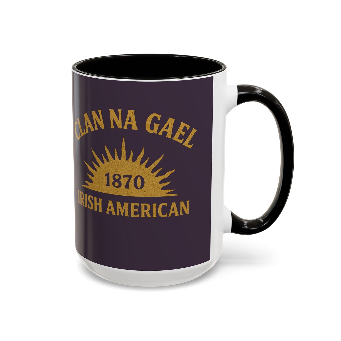 "Clan na Gael - Irish American", Colorful Mugs (11oz, 15oz) (Purple Verbena)