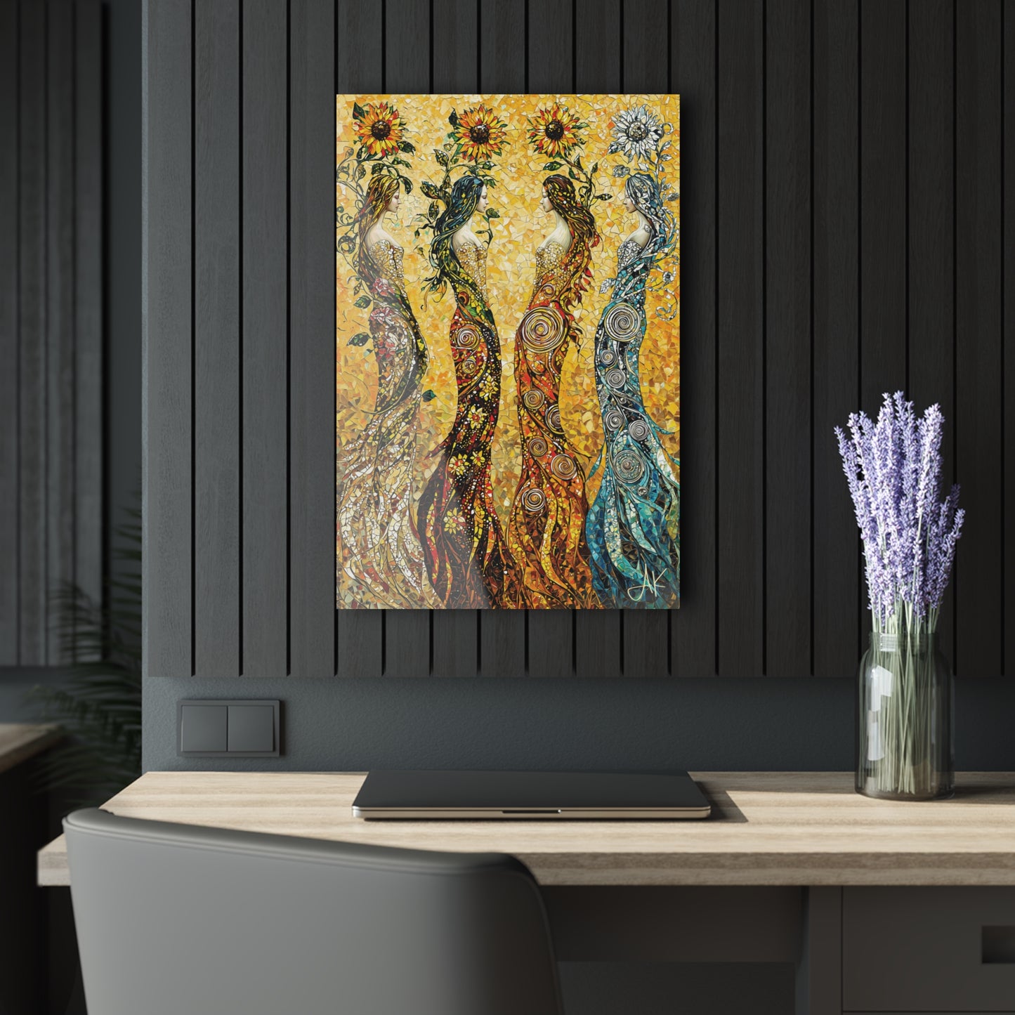 "Divine Femininity" #02, Fine Art Acrylic Wall Prints (French Cleat Hanging)