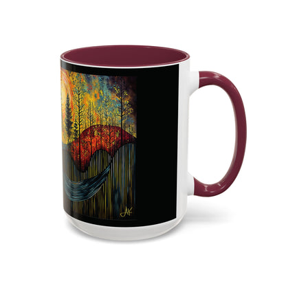 "Sacred Resonance", Colorful Mugs (11oz, 15oz)