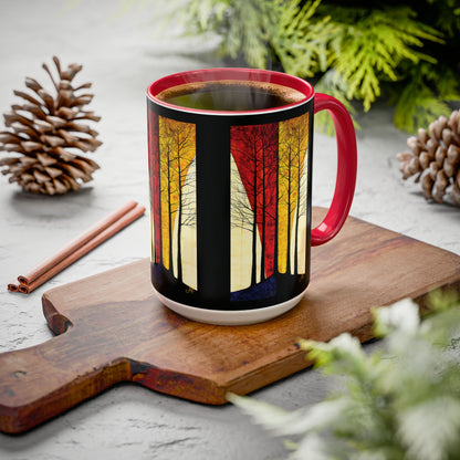 "Go Out in Joy" Isaiah 55:12 (NIV)", Colorful Mugs (11oz & 15oz)