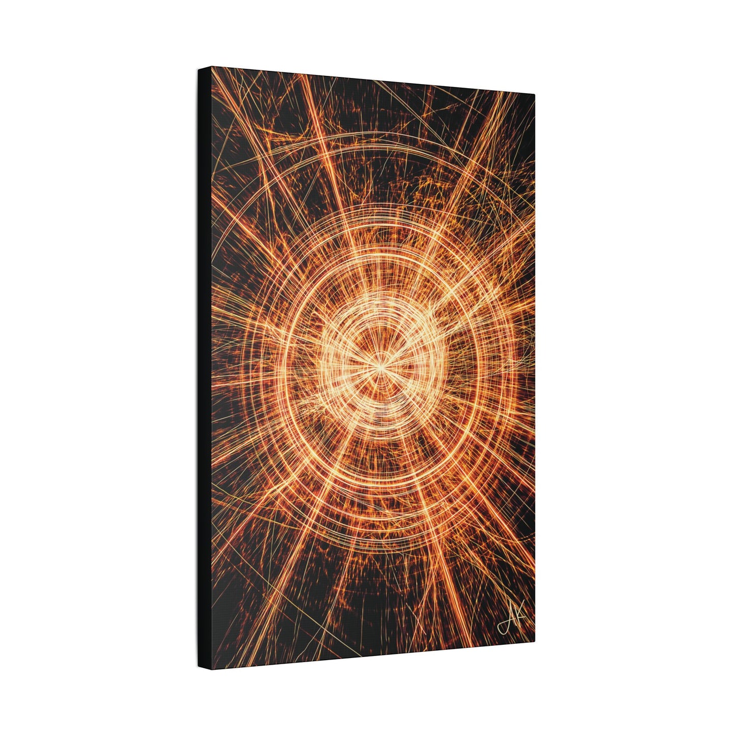 "His Light After Darkness", Stretched Classic Canvas Fine Art Print