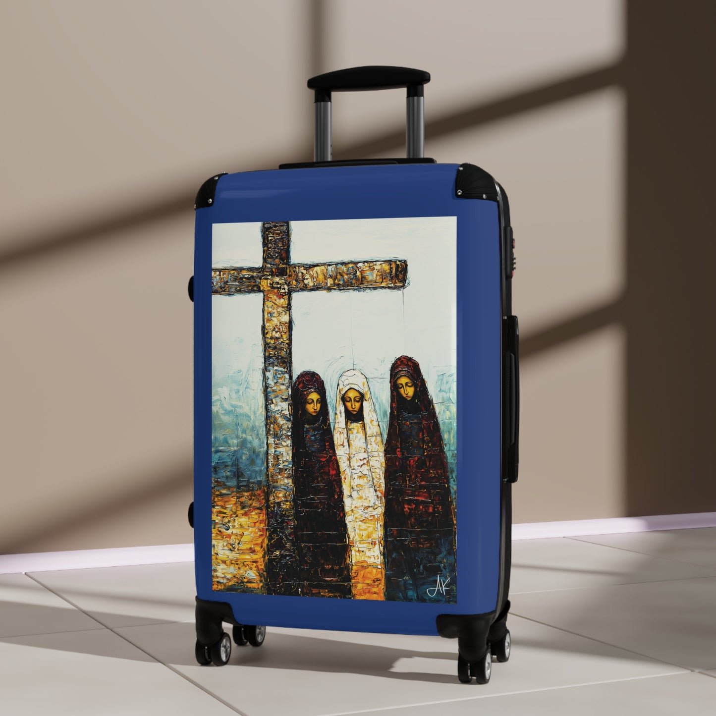 "At-the-Foot of the Cross - John 19:25", Suitcases (Dark Blue)