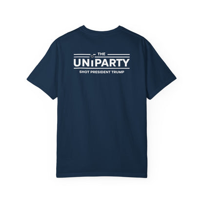 "The Uniparty Shot President Trump" #03, Unisex T-shirt