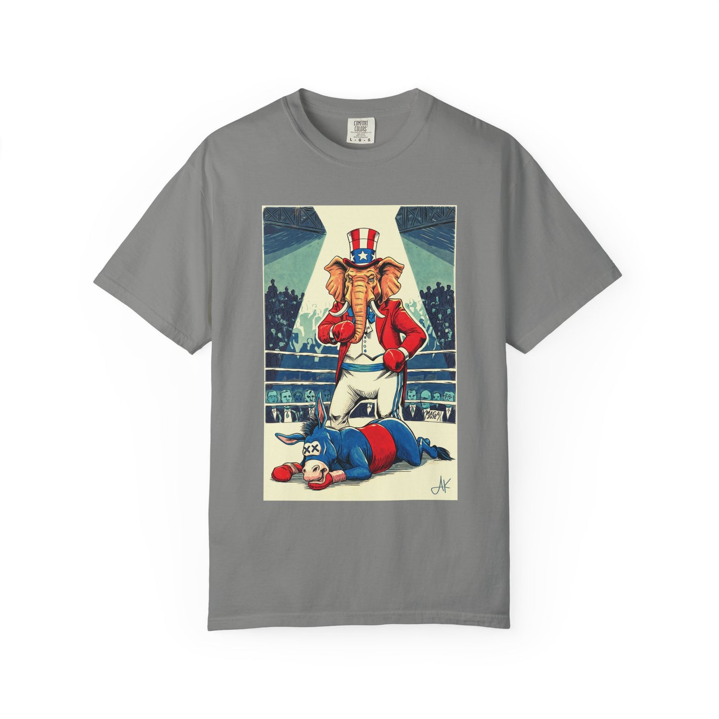 "Brutal Woke Knockout 2024", Unisex T-shirt (Light Colors)