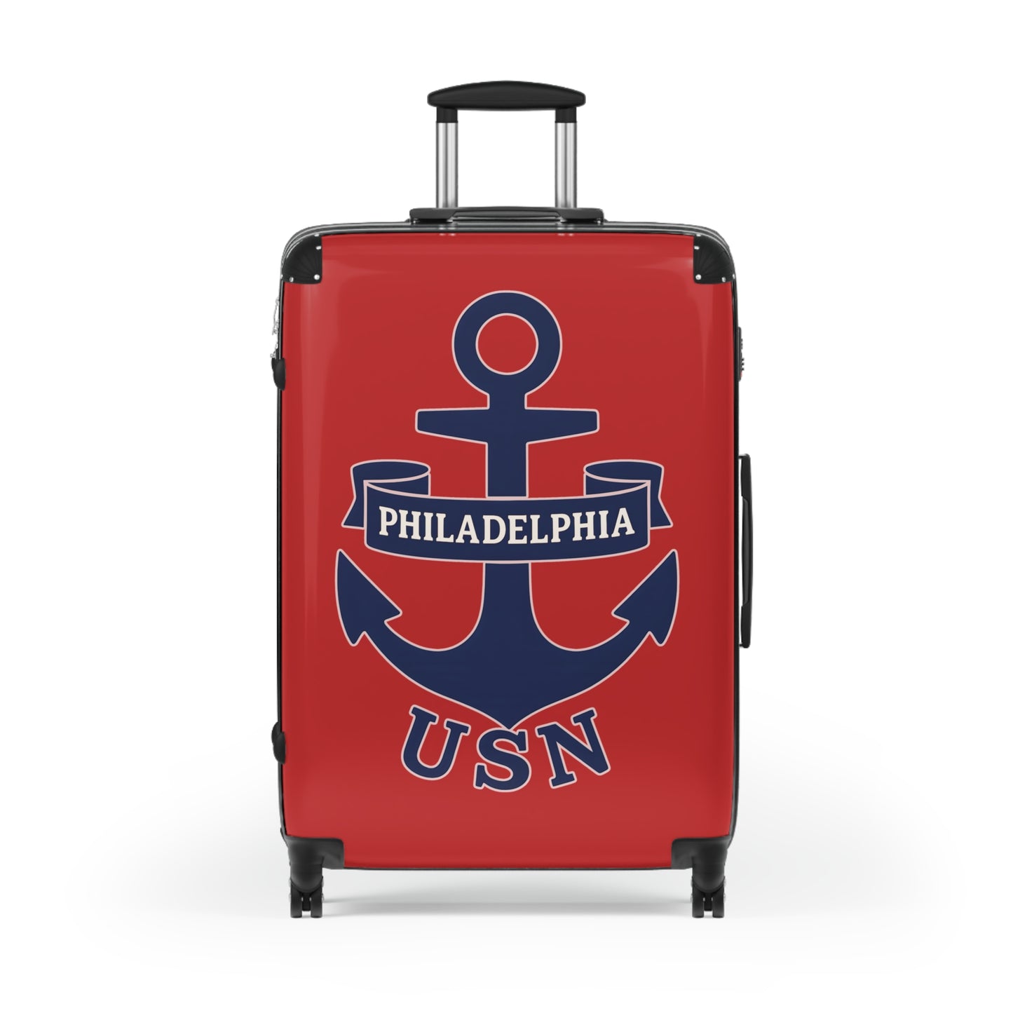 "USN Anchor", Suitcase (Spring Cherry Red)