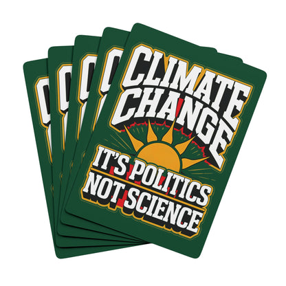 "Climate Change" #02, Political Playing Cards (Evergreen)