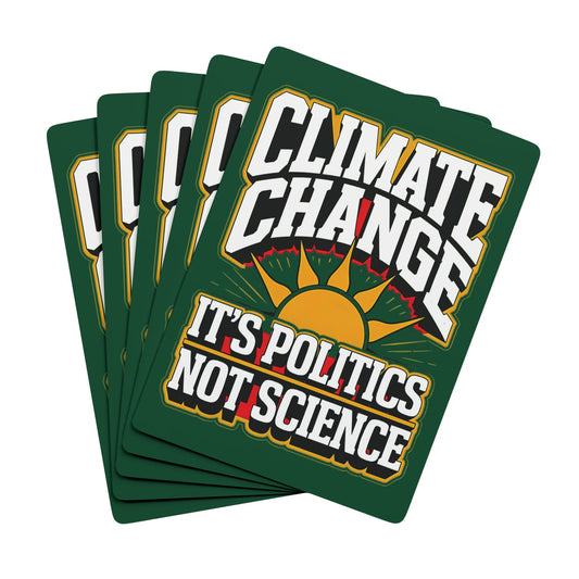 "Climate Change" #02, Political Playing Cards (Evergreen)