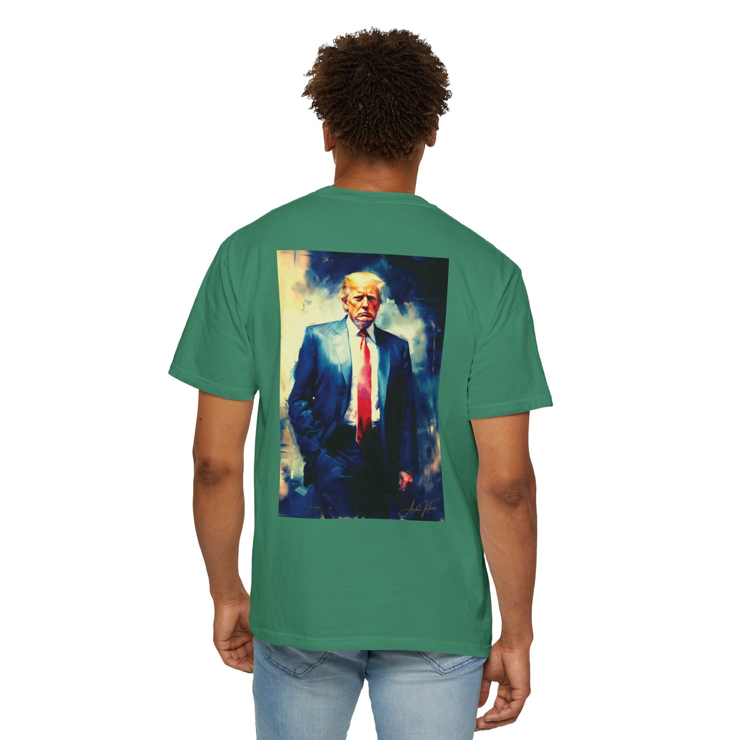 "Trump Portrait No. 6", Unisex T-shirt (Dark Colors)