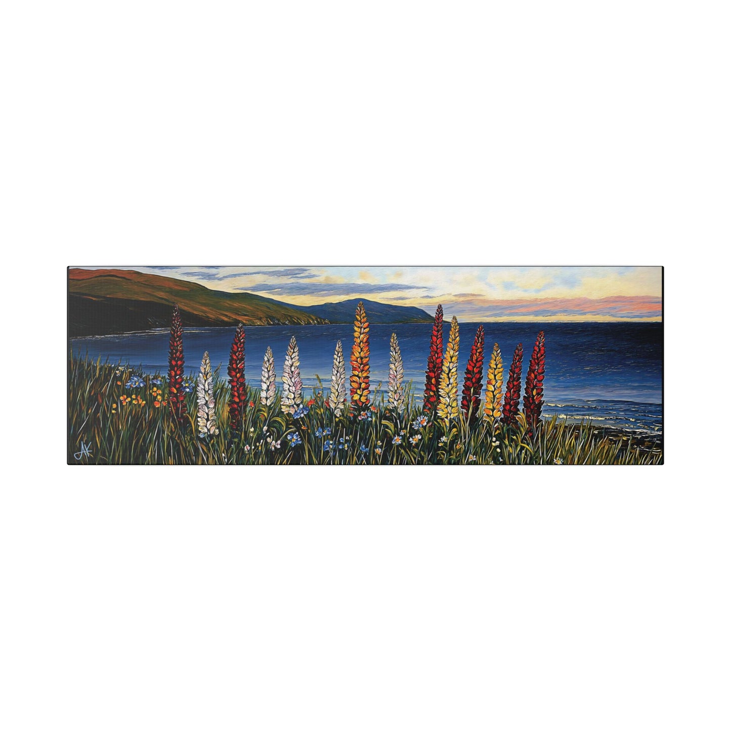 "Machair Awakens on Summers Tide", Stretched Classic Canvas Fine Art Print