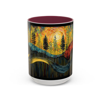 "Sacred Resonance", Colorful Mugs (11oz, 15oz)