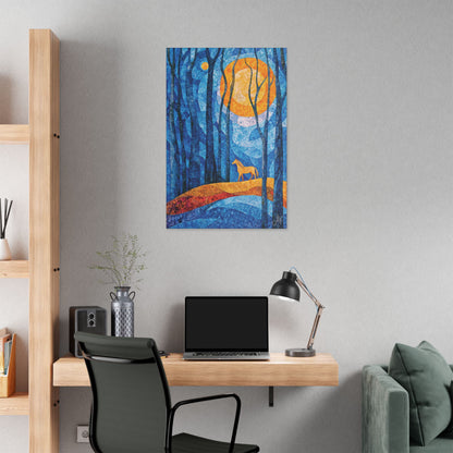 "Bathing in Early Morning's Light", Stretched Classic Canvas Fine Art Print