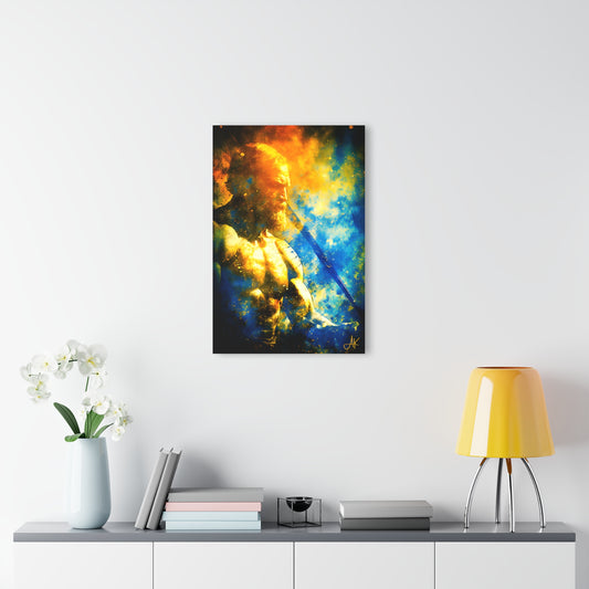 "King Godred Crovan - The Man", Fine Art Acrylic Wall Print (French Cleat Hanging)