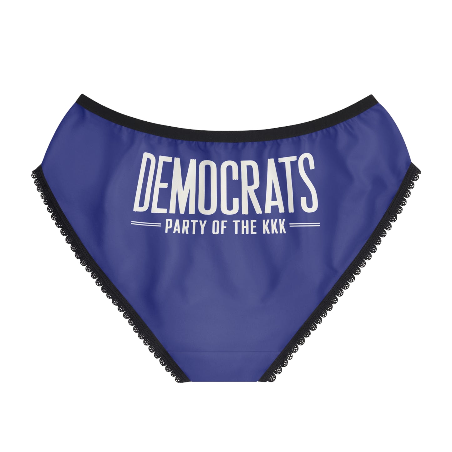 "Democrats - Party of the KKK", Women's Briefs (Cobalt Ore Blue)