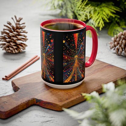 "Illuminated by Grace - 2 Corinthians 4:6", Colorful Mugs (11oz & 15oz)