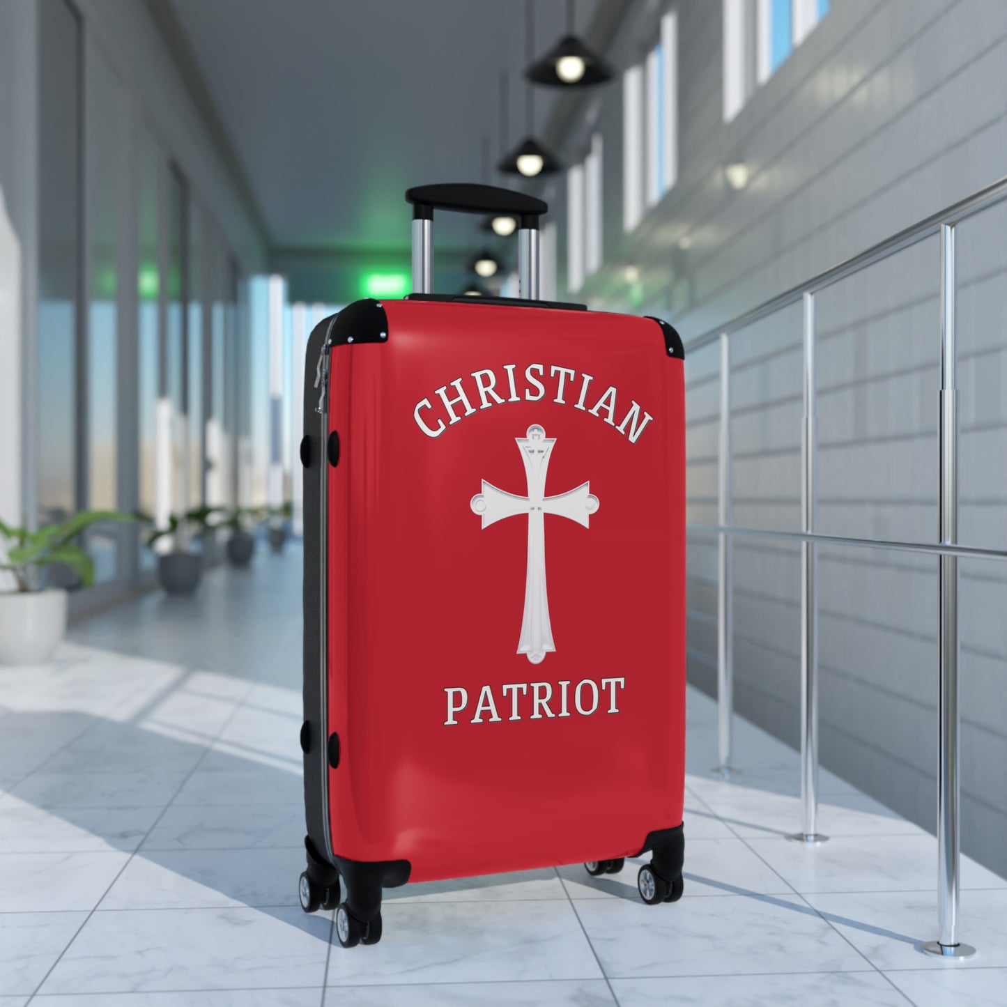 "Christian Patriot" #04 Suitcases (Cherry Red)