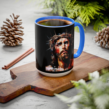 "Crown of Thorns", Colorful Mugs (11oz, 15oz)