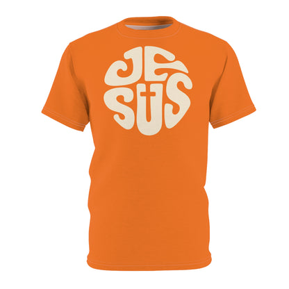 "Retro Jesus", Unisex T-shirt (Ornery Tangerine)