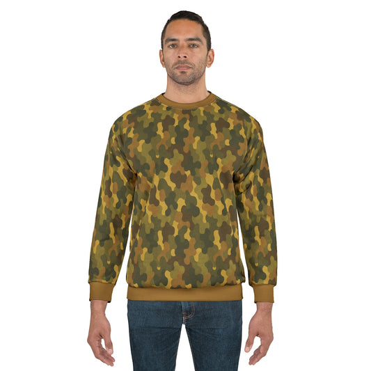 "SASR Day-Ops Camouflage", Unisex Sweatshirt (SASR Light Brown Cuffs and Collar)