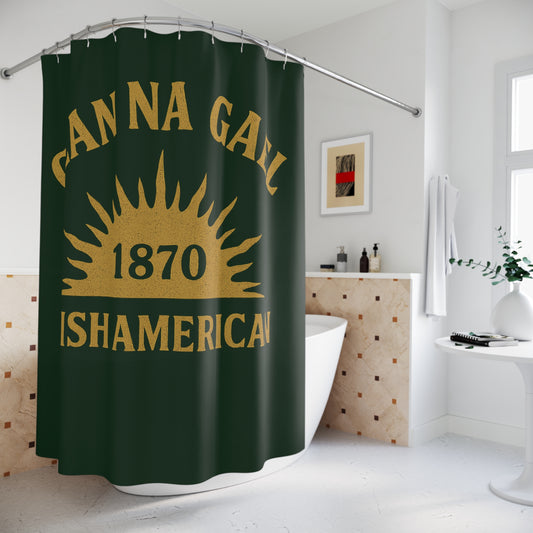 "Clan na Gael - Irish American", Shower Curtains (Fenian Green)