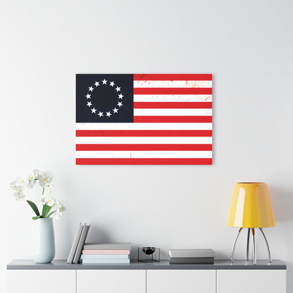 "Betsy Ross Flag", Fine Art Acrylic Wall Prints (French Cleat Hanging)