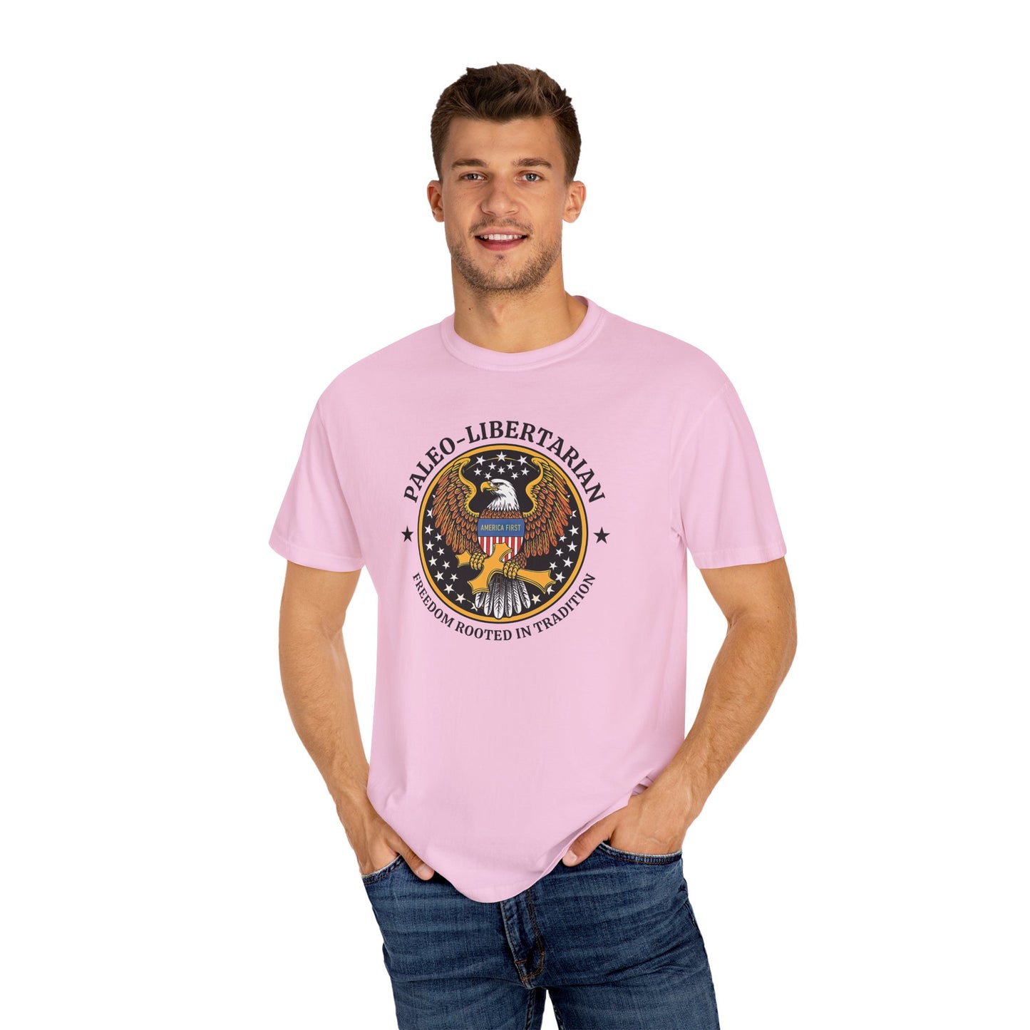 "Paleo-Libertarian" #01, Unisex T-shirt (Light Colors)
