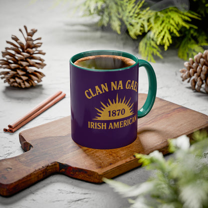 "Clan na Gael - Irish American", Colorful Mugs (11oz, 15oz) (3B0A4F)