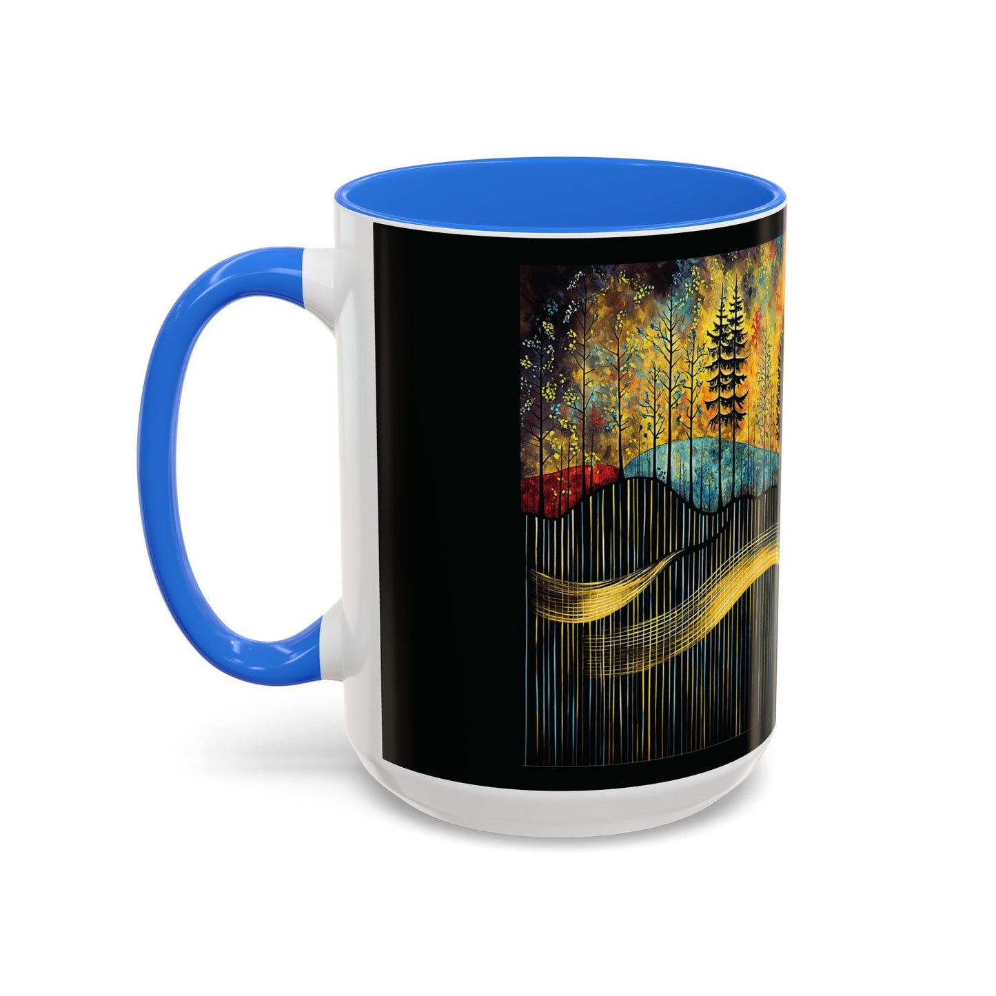 "Sacred Resonance", Colorful Mugs (11oz, 15oz)