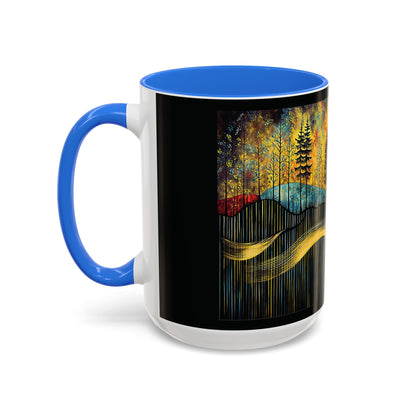 "Sacred Resonance", Colorful Mugs (11oz, 15oz)