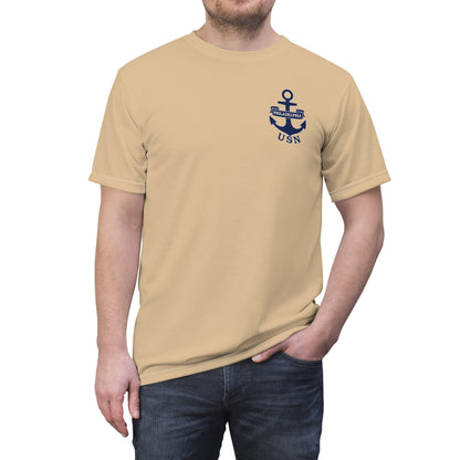 "USN Anchor", Unisex T-shirt (Sailor's Rope)