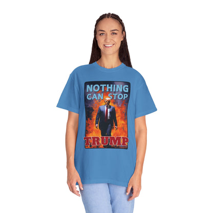 "Nothing Can Stop Trump", Unisex T-shirt (Light Colors)