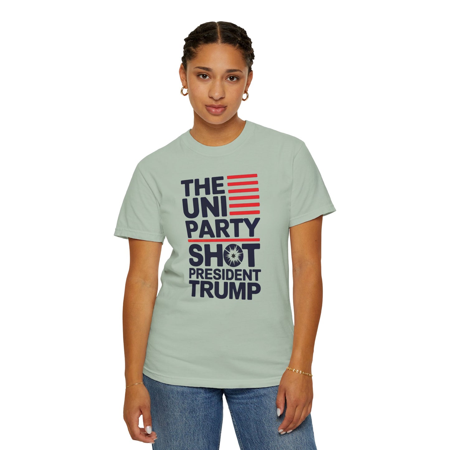 "The Uniparty Shot President Trump" #01, Unisex T-shirt