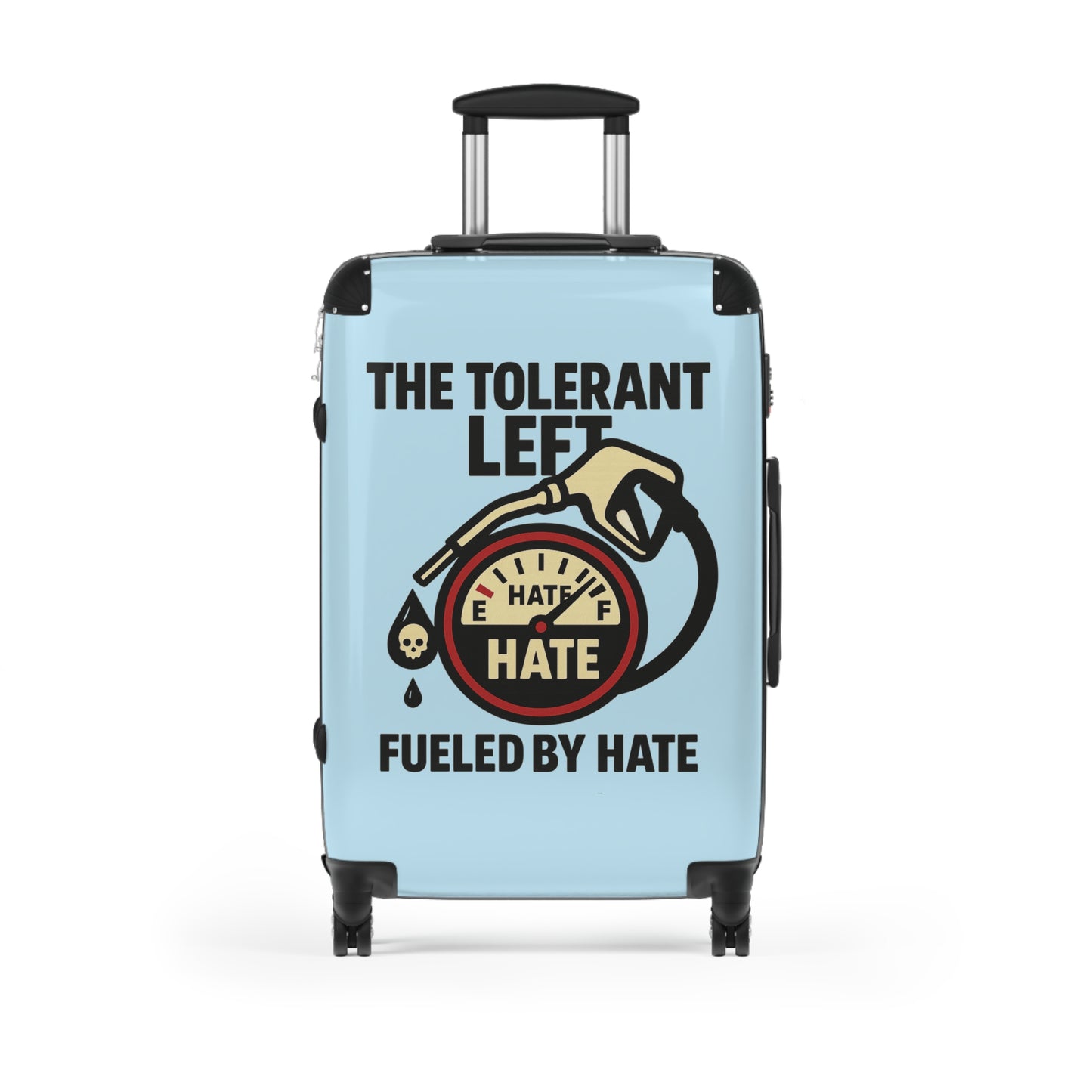 "The Tolerant Left", Suitcase (Pale Sky)